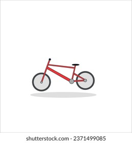 bicycle icon on white background