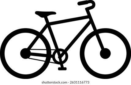 ícone de bicicleta em fundo branco. estilo plano. ilustração vetorial.