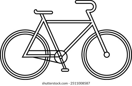 Bicycle icon. Outline illustration of bicycle vector icon for web. Download a free preview or high-quality EPS file.