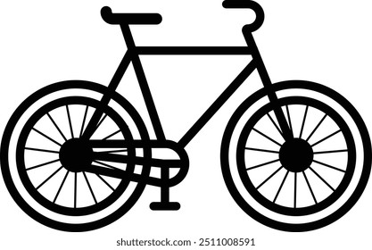Bicycle icon. Outline illustration of bicycle vector icon for web. Download a free preview or high-quality EPS file.