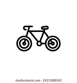 Fahrradsymbol Skizze Vektordesign