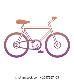 bicycle icon over white background, colorful design. vector illustration