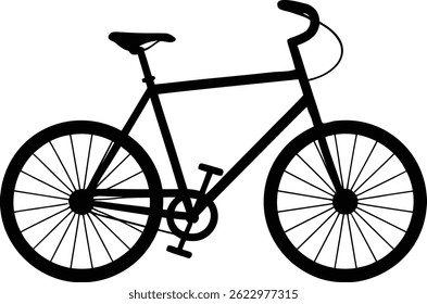 ícone de bicicleta sobre fundo branco, ilustração vetorial.