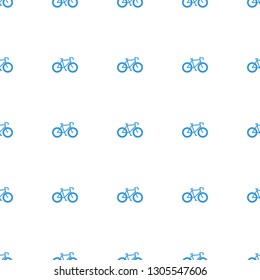 bicycle icon pattern seamless white background. Editable filled bicycle icon. bicycle icon pattern for web and mobile.