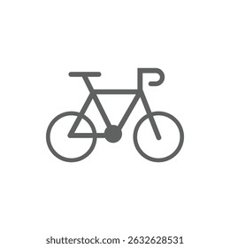 bicycle icon portrait,sports vector,white background illustration