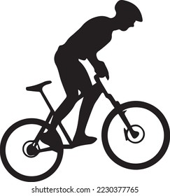 Bicycle icon. Bicycle race symbol. Cycling race flat icon. Cyclist sign. Road Cyclist Silhouette. sports
