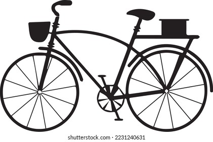 Bicycle icon. Bicycle race symbol. Cycling race flat icon. Cyclist sign. Road Cyclist Silhouette. sports