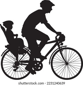 Icono de bicicleta. Símbolo de carrera de bicicleta. Icono plano de la carrera de ciclismo. Signo de ciclista. Silhouette ciclista de carretera. deporte