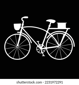 Bicycle icon. Bicycle race symbol. Cycling race flat icon. Cyclist sign. Road Cyclist Silhouette. sports