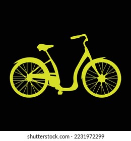 Bicycle icon. Bicycle race symbol. Cycling race flat icon. Cyclist sign. Road Cyclist Silhouette. sports