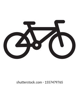 Bicycle  icon Ready to use in web design , apps, software and print. - Vector. Eps 10