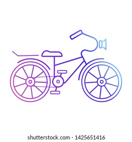 Bicycle Icon. Ready For Your Design, Greeting Card, Banner