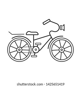 Bicycle Icon. Ready For Your Design, Greeting Card, Banner