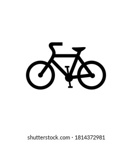 bicycle icon, riding a bicycle of cyclist