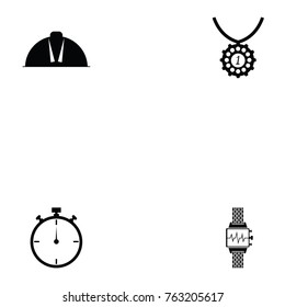 bicycle icon set