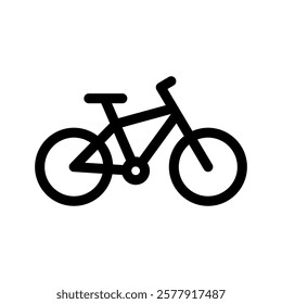 Bicycle icon set. Vector illustration.