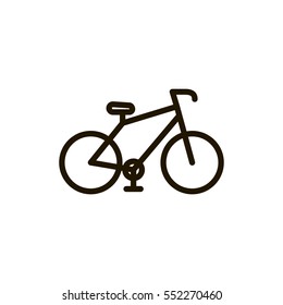 bicycle icon. sign design