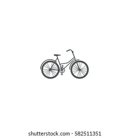 bicycle icon. sign design