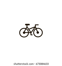 bicycle icon. sign design