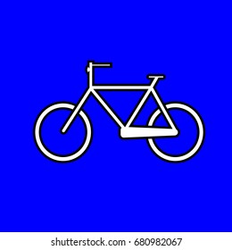 bicycle icon , sign design
