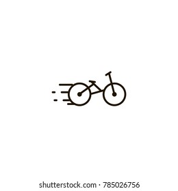 bicycle icon. sign design