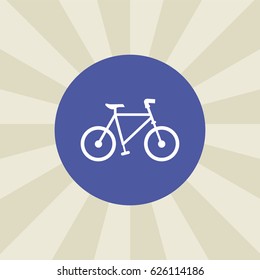 bicycle icon. sign design. background