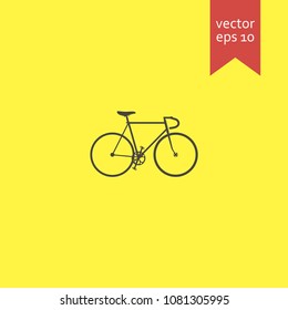 bicycle. bicycle icon. sign design. Vector EPS 10
