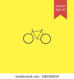 bicycle. bicycle icon. sign design. Vector EPS 10.