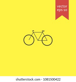 bicycle. bicycle icon. sign design. Vector EPS 10.