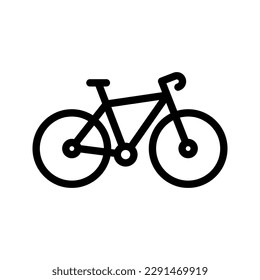 Bicycle icon. sign for mobile concept and web design. vector illustration