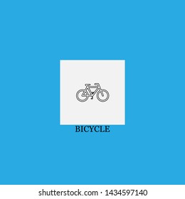 bicycle icon sign signifier vector