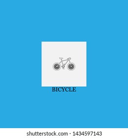 bicycle icon sign signifier vector