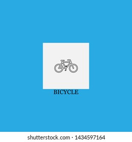 bicycle icon sign signifier vector