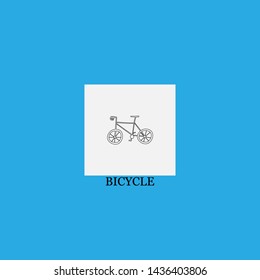 bicycle icon sign signifier vector