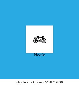 bicycle icon sign signifier vector