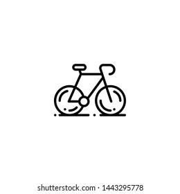 bicycle icon sign signifier vector