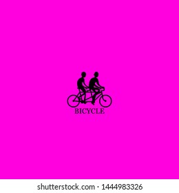 bicycle icon sign signifier vector