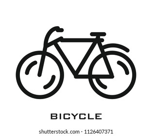 Bicycle icon signs