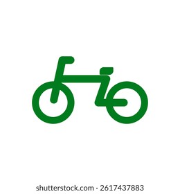 bicycle icon, simple flat style, illustration, logo sign symbol pictogram template, for ui or ux isolated on white for mobile app, editable