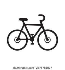 Bicycle icon. Simple liner Bicycle Icon vector art Design.