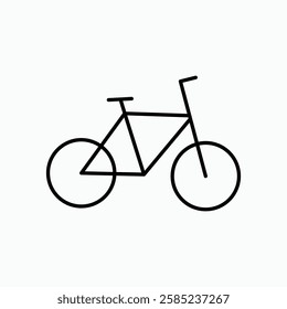 Bicycle icon. simple vector icon