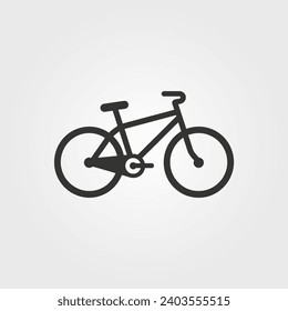 Fahrradsymbol - Einfache Vektorgrafik