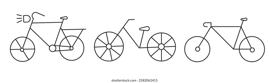 
bicycle icon, Simple icon, White background, Vector illustration, eps 10
