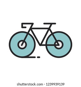 bicycle icon. sport bicycle icon