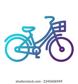 Bicycle icon, suitable for a wide range of digital creative projects. Happy creating.