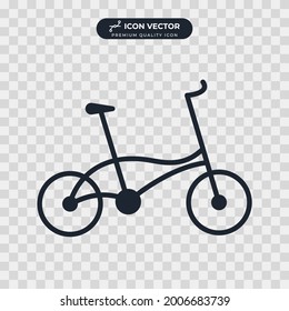 bicycle icon symbol template for graphic and web design collection logo vector illustration