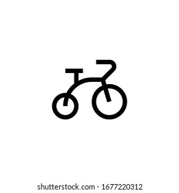 Bicycle icon symbol vector eps 10