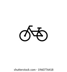 Símbolo de icono de bicicleta ilustración vectorial