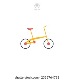 Bicycle icon symbol vector illustration isolated on white background