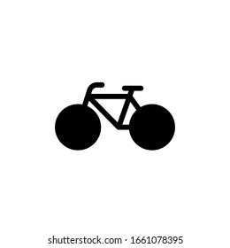 Fahrradsymbol-Vorlage. Vektorillustration 